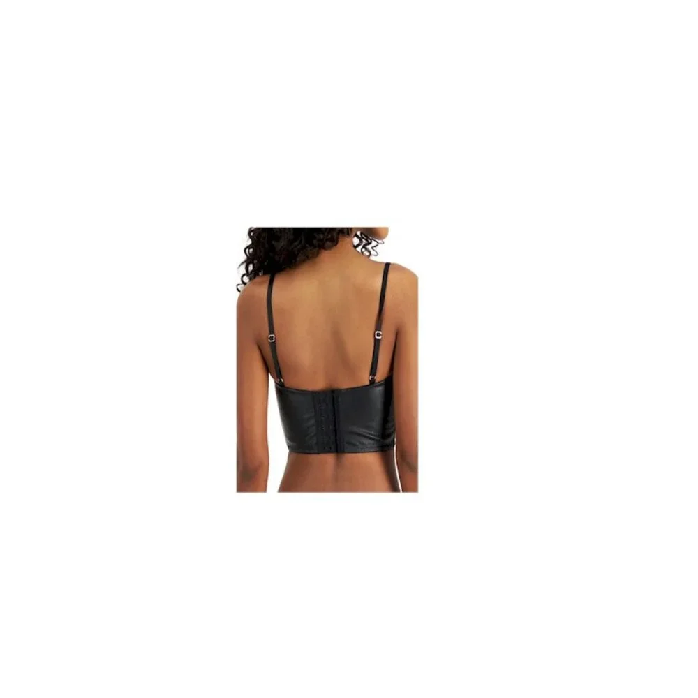 INC International Concepts Black Bustier Bra panties large underwear - Picture 7 of 10